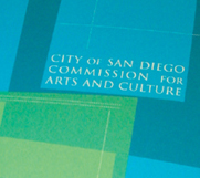 City of San Diego Commission for Arts and Culture Brochure Cover